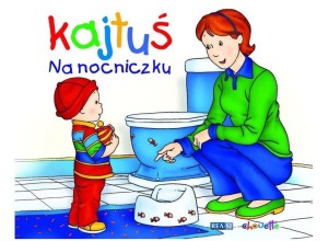"Kajtuś. Na nocniczku" - autorstwa Joceline Sanschagrin. Książeczka o chłopcu, który uczy się korzystać z nocnika. Książka nie robi wrażenia pod względem treści. A szkoda, bo ma ładne ilustracje.