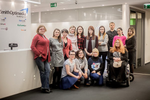 Szkolenie dla blogerów domu mediowego ZenithOptimedia Group - drużyna blogerów w Mordorze