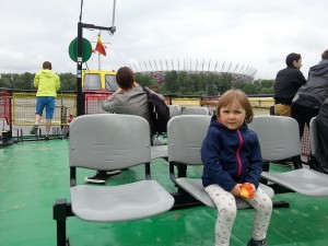 Tramwaj wodny w Warszawie. Prawie jak na Mazurach.