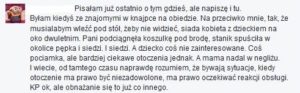 Karmienie piersią w miejscu publicznym.